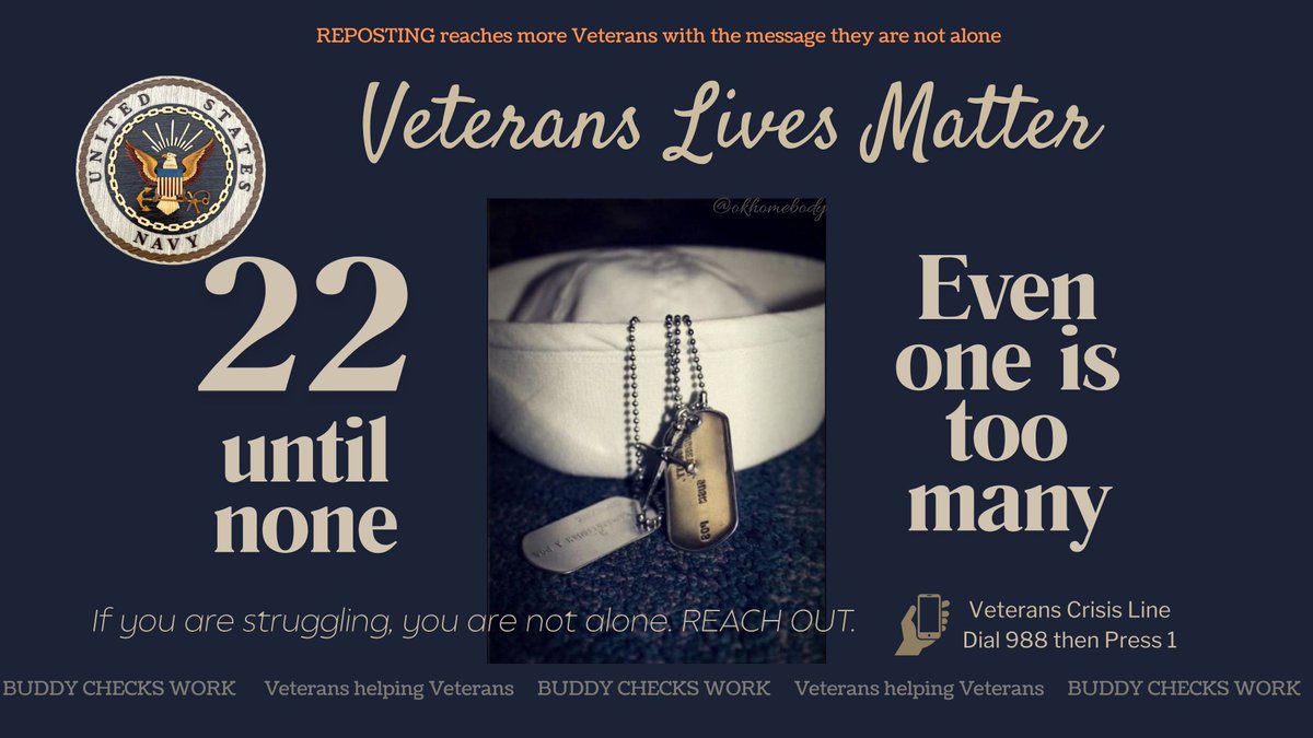 🇺🇸 🇺🇸 🇺🇸VETERAN   Buddy Checks 🇺🇸 🇺🇸 🇺🇸
Hello, sweet family. Another morning to reach out and lift each other up. Never forget — you’re needed, you’re appreciated, and you truly matter. You are loved, family!❤️🤍💙
🚢<a href="/viars_charles/">Charlie Viars</a> <a href="/seabee_sw/">SW Seabee</a> <a href="/WhatDaFookNC/">DaFook 🇺🇸 NC</a> <a href="/talon0610/">Mark Talon0610 🇺🇲🇮🇱</a> <a href="/Mike9wood2/">Michael.A</a>