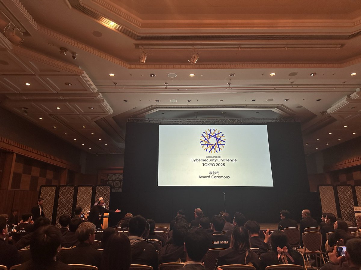 teddyctf's tweet image. ICC Tokyo (Chiba) 2025 was amazing!
Great challenges and very well organised, thanks to everyone involved!!
#icctokyo2025