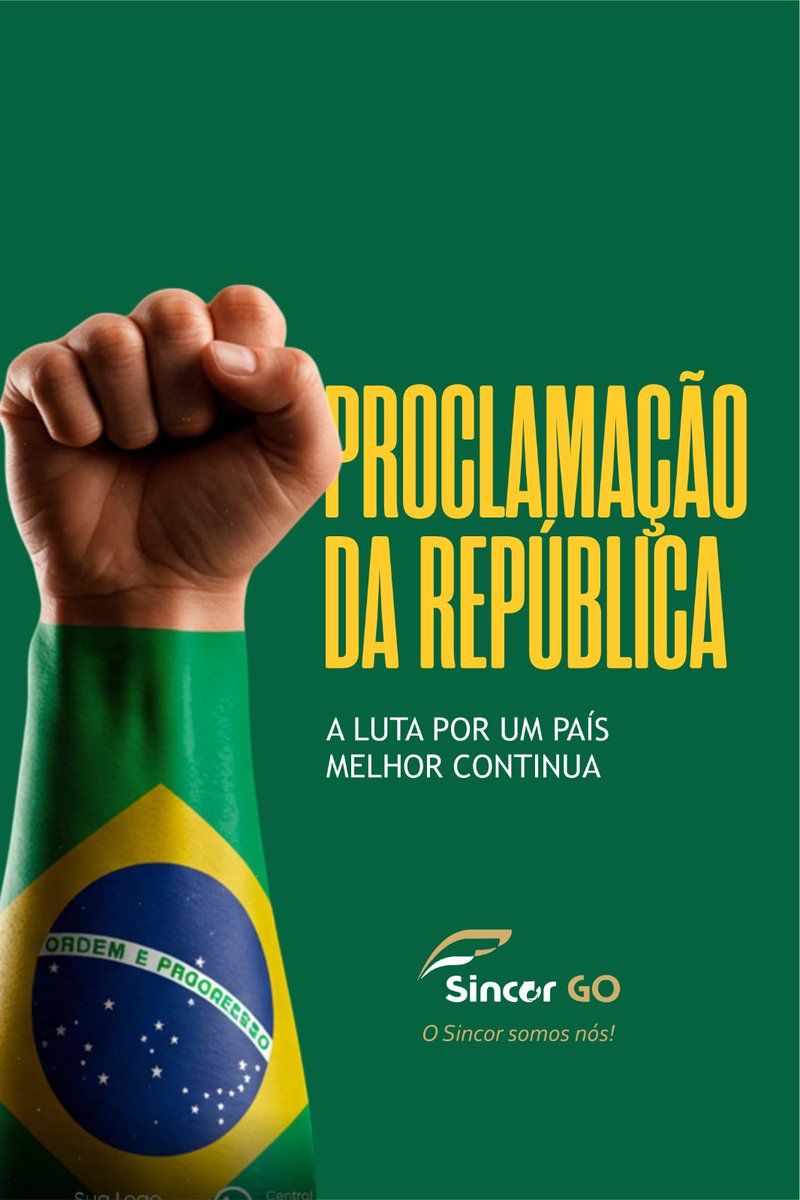 SincorGO's tweet photo. 🇧🇷Hoje celebramos um dos momentos mais marcantes da história do Brasil: a Proclamação da República.
Em 15 de novembro de 1889, o país deu um passo decisivo ao deixar o regime monárquico e inaugurar a República.
Viva a República! Viva o Brasil! 🇧🇷 https://t.co/lnDM9Ti675