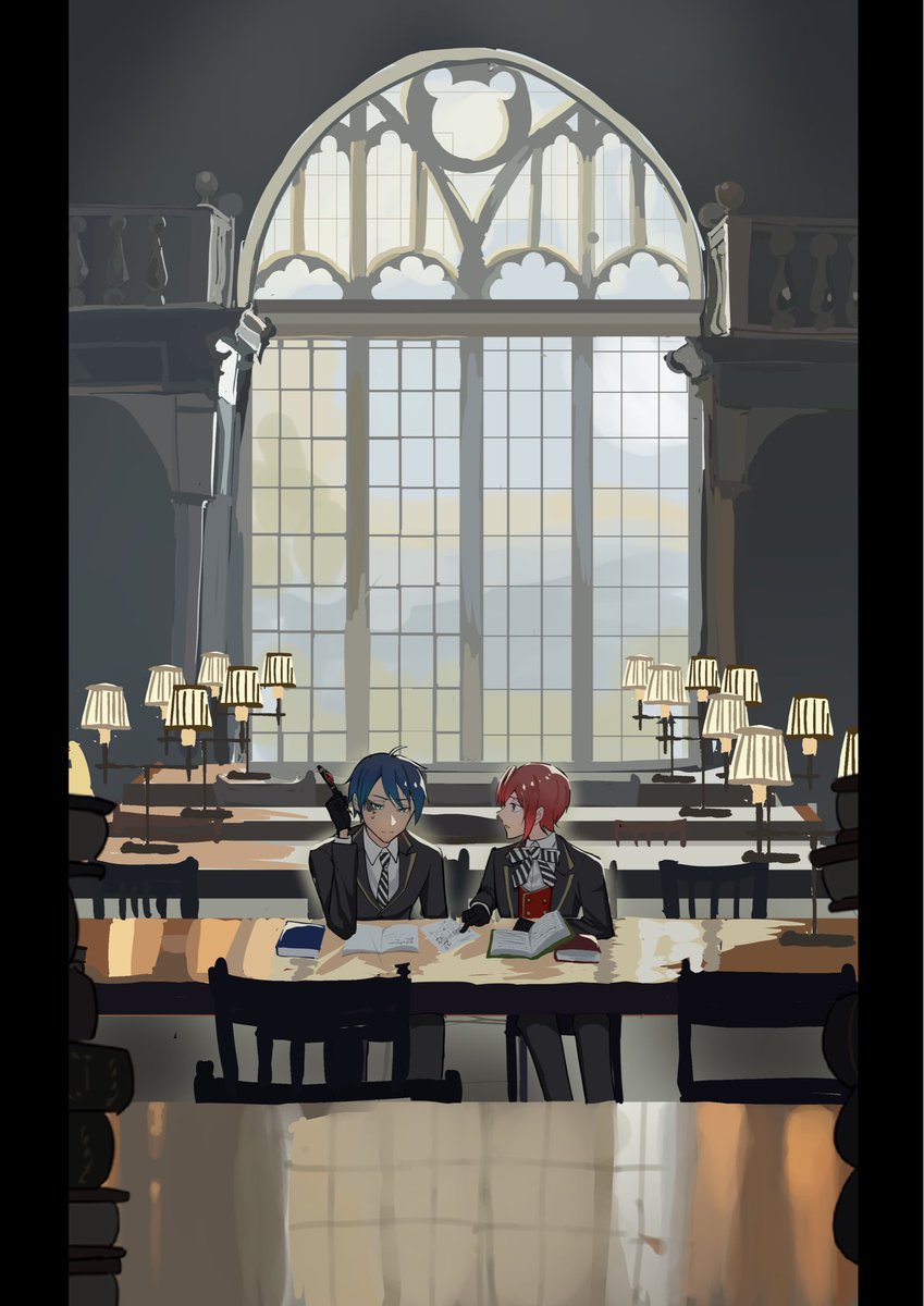 noo_kino's tweet image. 放課後
#ツイステファンアート
#twstファンアート