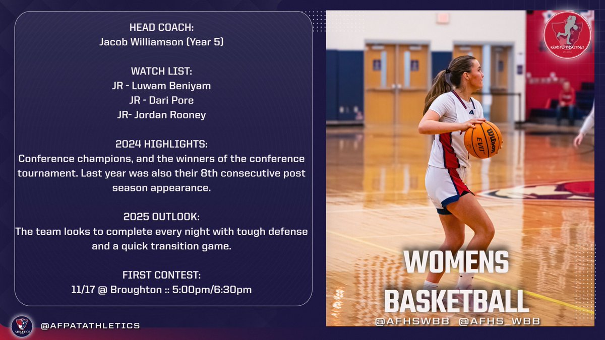 Ahead of Monday’s <a href="/AFHS_WBB/">Apex Friendship WBB</a> game, let’s look back at the success the program had last season and what the outlook is for the 25-26 season.