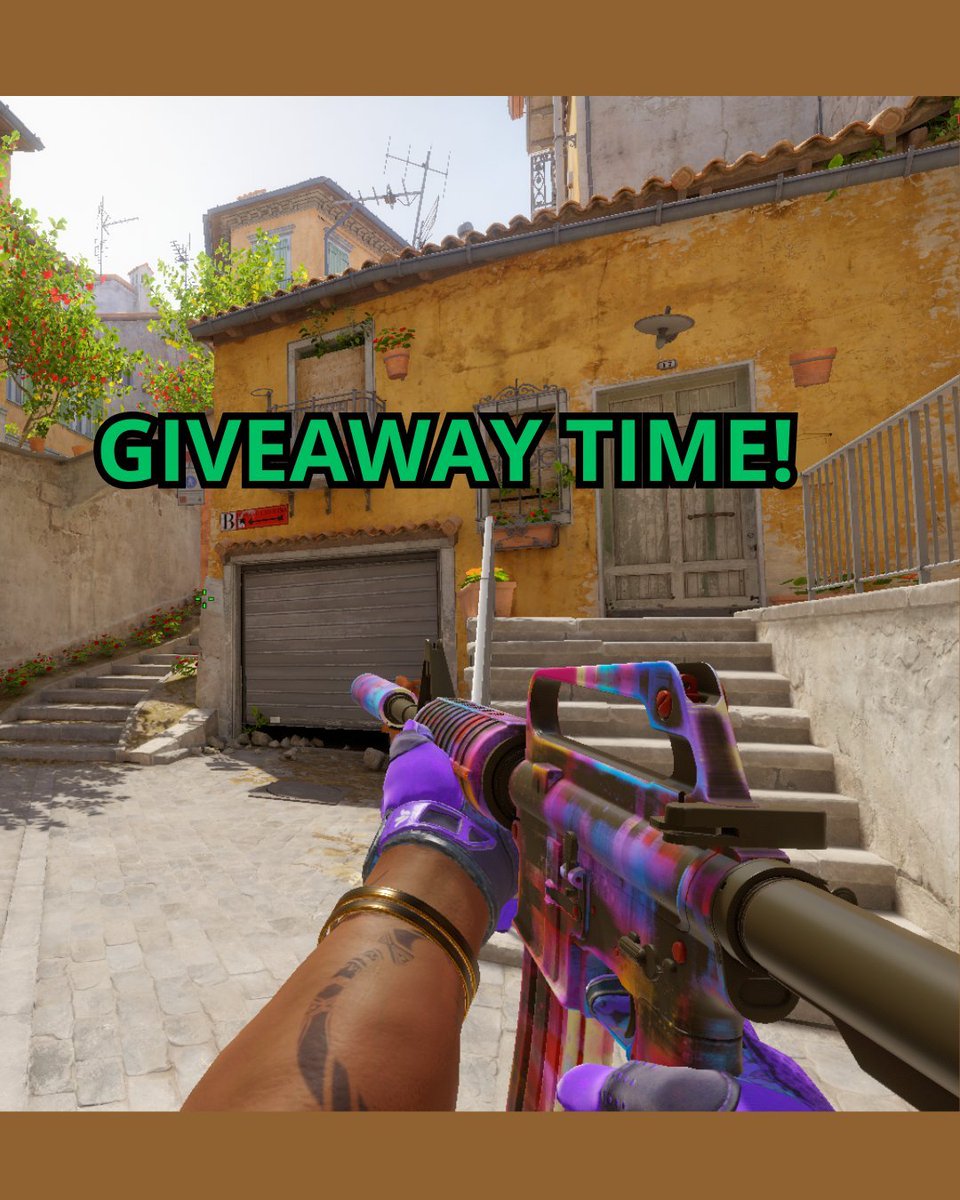 CS2Briefing's tweet image. GIVEAWAY TIME!
✨ M4A1-S | Glitched Paint (Factory New) – $24 ✨

To enter:
🔹 Follow @CS2Briefing 
🔹 Like &amp;amp; Retweet

Rolling in 7 days (22nd)

#CS2 #CS2Skins #Giveaway #CSGO #CS2Giveaway
