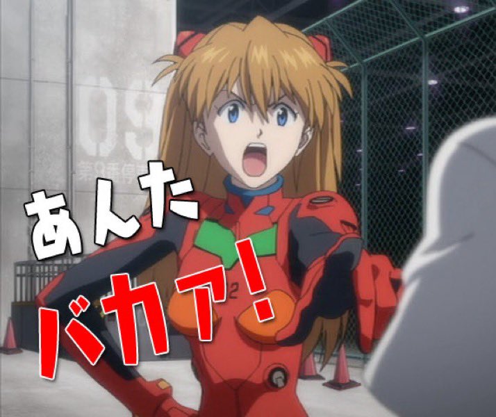 バカがなんかいってる