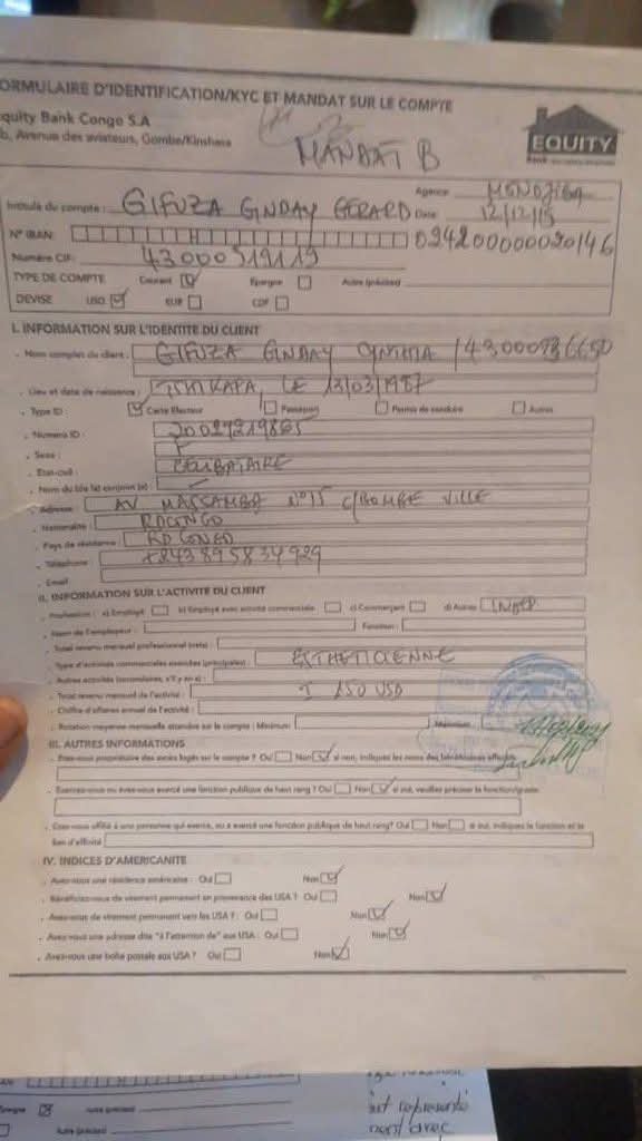 YvesBuya1's tweet photo. #RDC Affaire de manipulation présumée des comptes: 

Equity BCDC a effectué un paiement de 251.000 dollars à une personne dont les documents soumis à la banque affichent deux noms distincts ainsi que des lieux de naissance différents (Kinshasa et Bandundu, qui a cessé d’être une province depuis le découpage de 2015), le tout à l’insu du mandataire agréé du compte. 

S’agit-il d’une simple erreur, d’un risque opérationnel, ou de quelque chose de plus grave comme une complicité criminelle? 

En plus du parquet qui a déjà été saisi et instruit pour ouvrir des enquêtes, la Banque centrale du Congo (#BCC) est sollicitée afin d’intervenir et protéger l’épargne des clients affectés.

Equity BCDC joue sa crédibilité dans cette affaire.

https://t.co/pFWJQu1msn