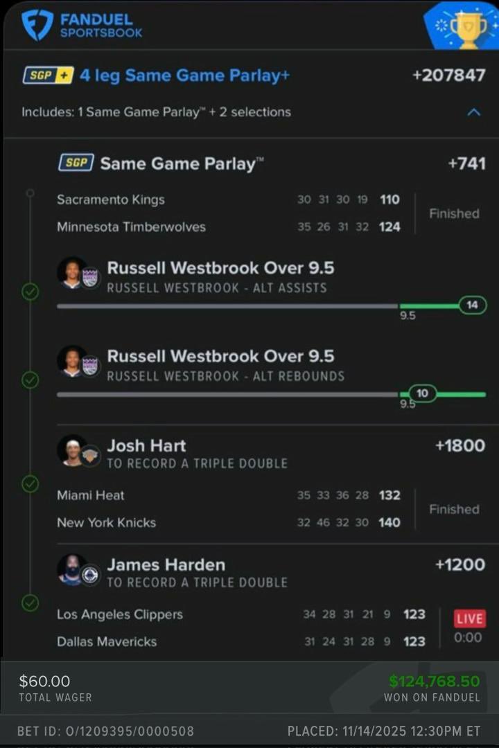 pickslikepete's tweet image. BLESSED BY THE GODS OF GAMBLING 😭

Made a MASSIVE withdrawal last night…and guess what?

WE JUST BAGGED ANOTHER INSANE RUN LIKE IT’S NOTHING 💰🔥

$1,000 TO EVERYONE THAT LIKES/RETWEET AND COMMENT!!

THE RUN IS OFFICIALLY UNSTOPPABLE 🚀
