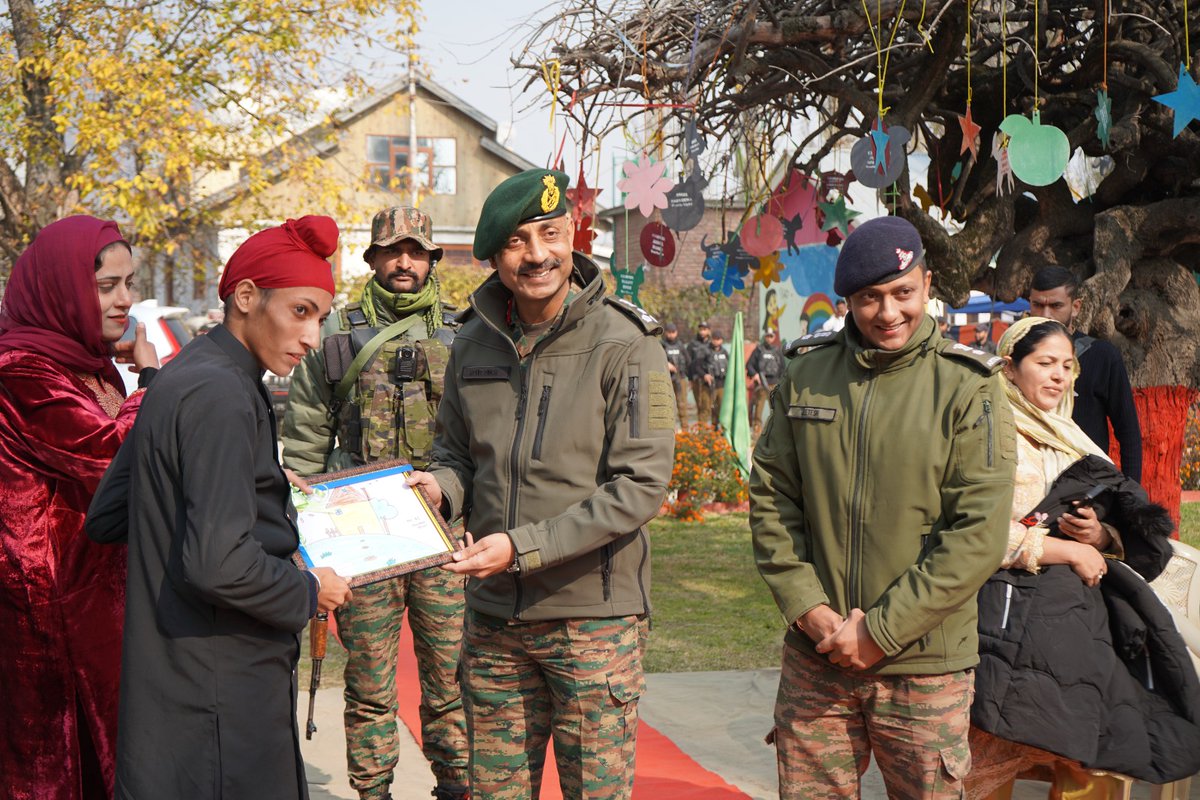 A truly heartwarming 4th Annual Day Function at Dagger Parivaar School The specially abled children delivered mesmerizing performances, beautifully spreading messages of unity and diversity. A genuine inspiration
#specialchildren #ChinarCorps #Daggerdivision 
<a href="/adgpi/">ADG PI - INDIAN ARMY</a> <a href="/DCBaramulla/">Deputy Commissioner Baramulla</a>