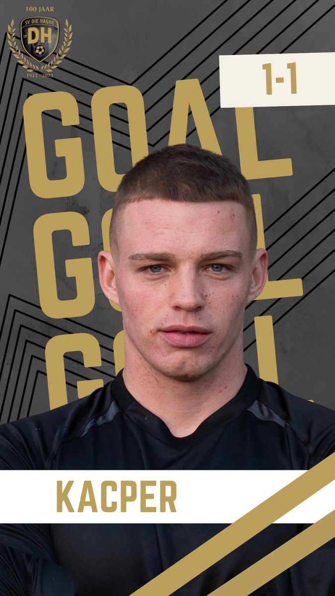 1️⃣ - 1️⃣ • DOELPUNT DIE HAGHE
⏰ • 37’
⚽️ • KACPER