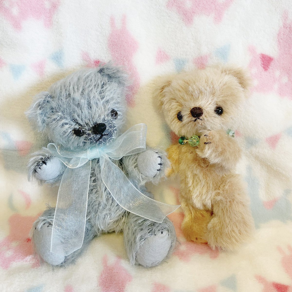 rubys_handmade's tweet image. #癒やされる作品が集まるタグ

テディベア&amp;amp;ラビットに
癒されてくれたまえよ！