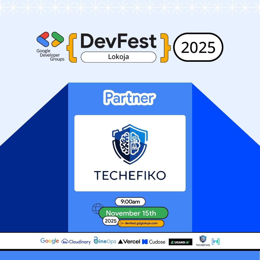 TechEfiko's tweet image. TechEfiko in partnership with Devfest 
Happening live today @gdglokoja