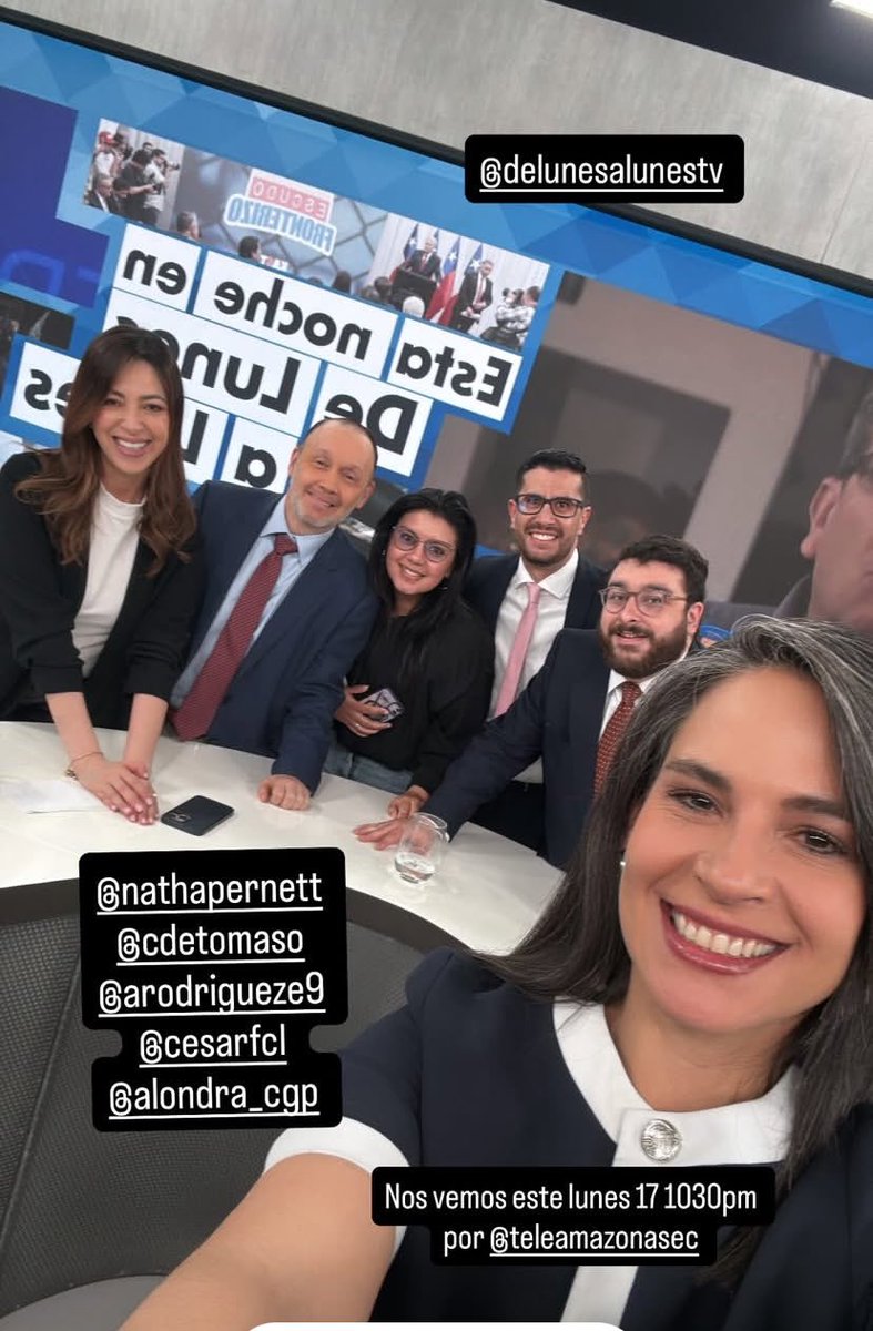 Mis amigos del caótico #X.. el lunes no pueden perder este nuevo formato con la brillante <a href="/andrebernal26/">Andrea Bernal</a> y una mesa de primer nivel, <a href="/CaesarAemilius/">César Febres-Cordero L.</a> el maestro de la memoria política de Ecuador y LATAM, <a href="/CarlosdeTomaso/">DE TOMASO</a> los datos más exactos y el análisis de las primicias, el