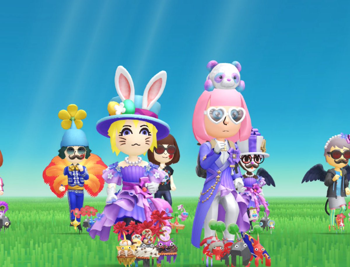 歩いたり歩かなかったり…でも、今月のピクミンのイベントアイテムのお洋服やアクセサリーは贝壳のためにある様な色で、张艺兴のファンとしては抑えておきたい逸品揃い💜🦄頑張って歩いて集めています。
#ピクミンブルーム
頭にオーロラパンダをのせているのが私