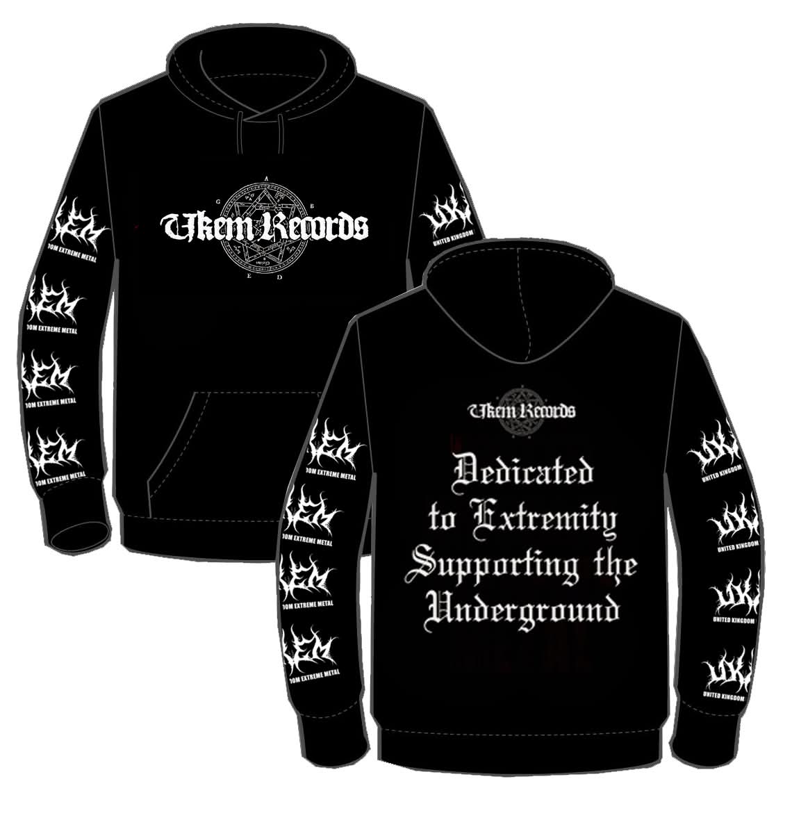 quick reminder that label hoodies are available! 
UKEM Records – Label Logo Hoody
Fantastic hoody that feature front, back and sleeve prints.
Available in sizes S,M,L,XL,XXL
Visit ukemrecords.co.uk 
#MERCH