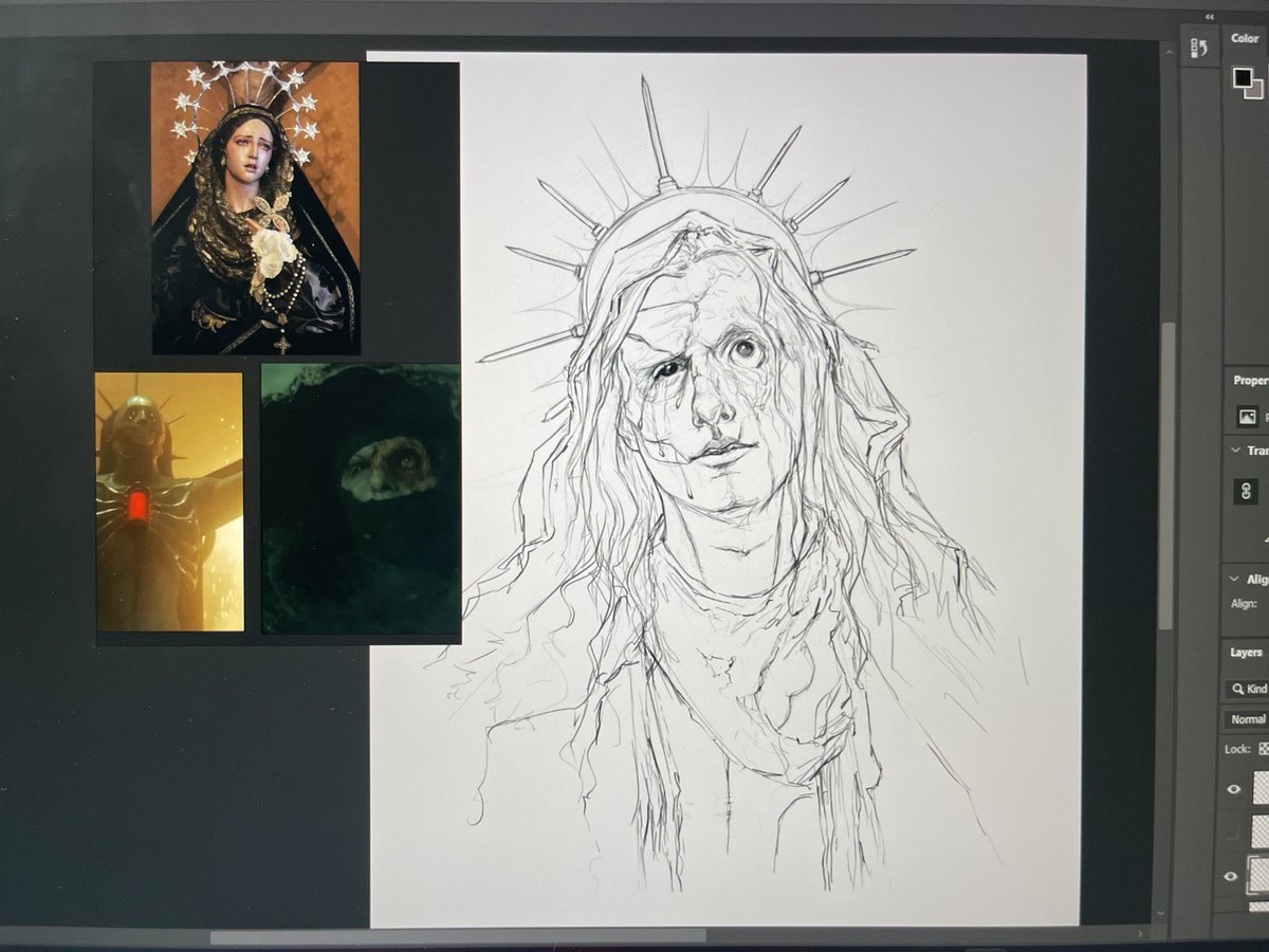 the creature is precious and my artblock officially dead #wip