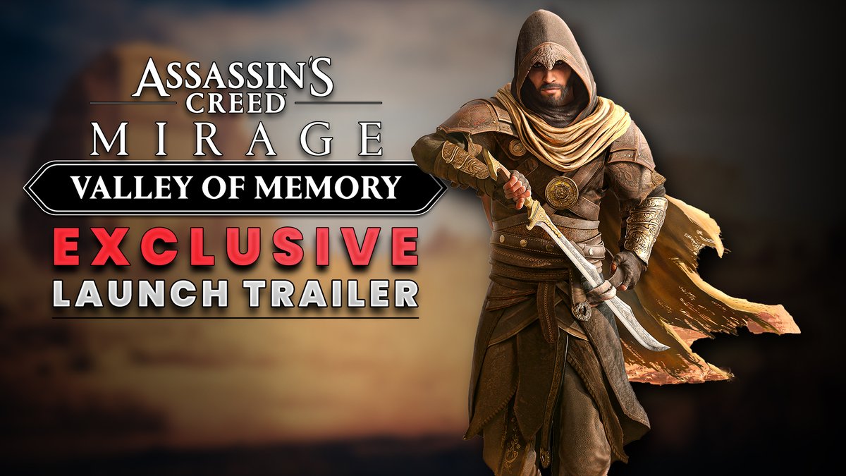 🙏🏼Huge appreciation to <a href="/Ubisoft/">Ubisoft</a> for providing me early access to the Assassin’s Creed Mirage: Valley of Memory launch trailer.
Check the 4k launch trailer &amp; a quick breakdown👇🏼
youtu.be/23pxHq0Yoi0
<a href="/assassinscreed/">Assassin's Creed</a>   #AssassinsCreed #AssassinsCreedMirage #ValleyOfMemory