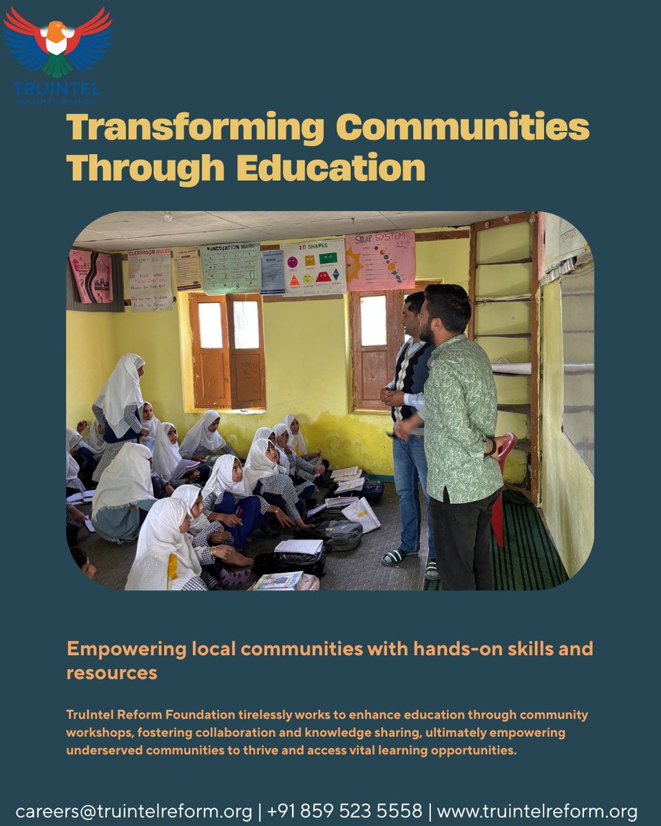 TruIntel_Reform's tweet image. Education should reach every child, no matter how remote their village is. 🌍📚

Proud of our efforts to empower underserved communities through accessible learning and meaningful engagement.

#EducationForAll #TruIntelReformFoundation #CommunityEmpowerment