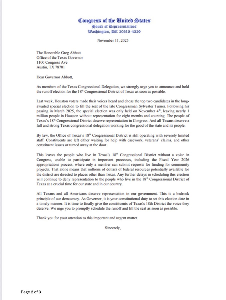 RepAlGreen's tweet image. 