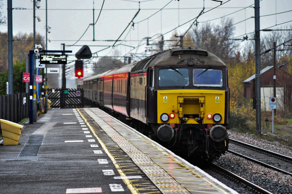 A charter that caught me slightly by surprise. 
The Northern Belle passing through Northallerton earlier today on its way to Edinburgh