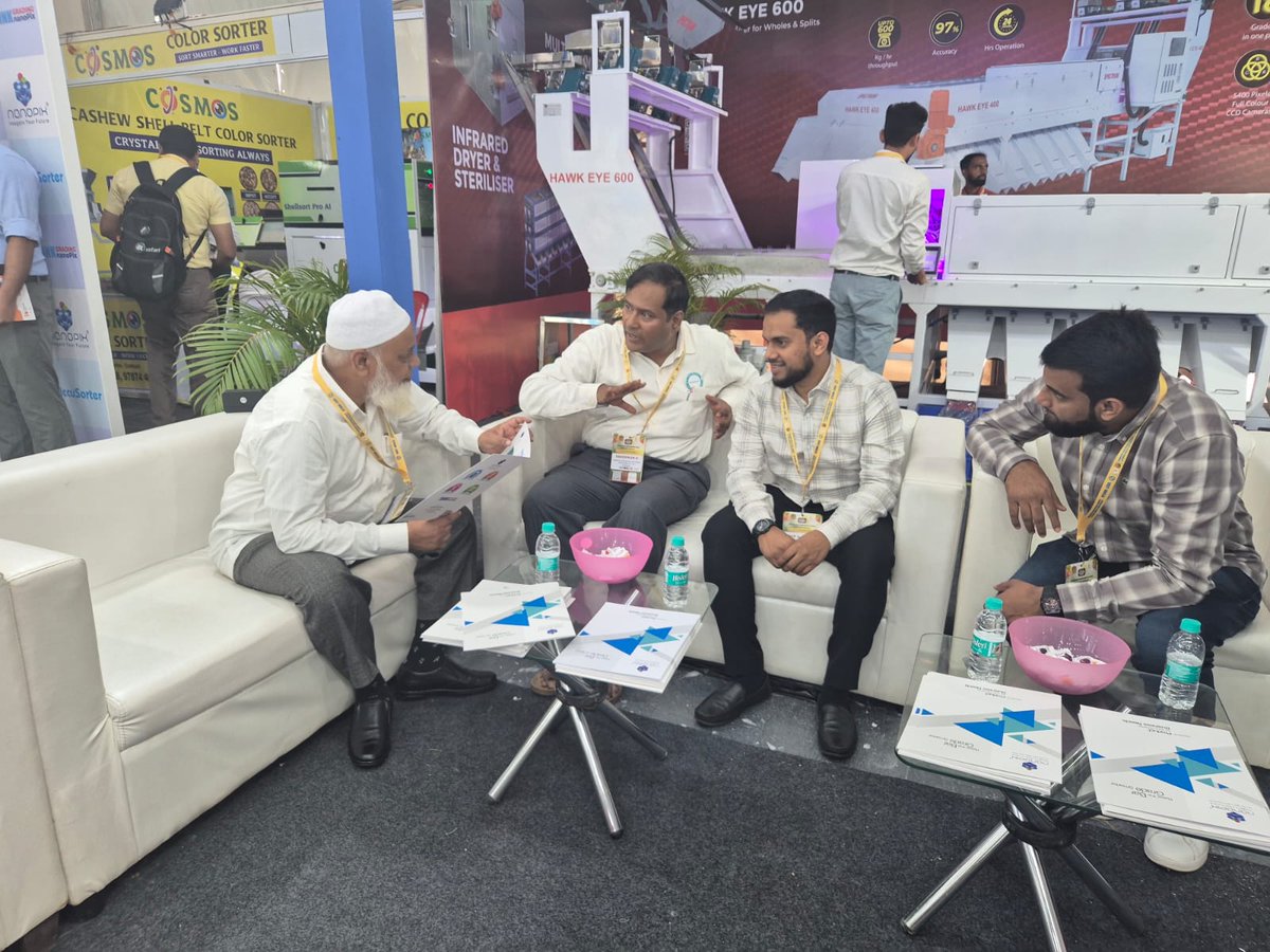 nanoPixISS's tweet photo. The buzz around our AccuSorter only grew louder at the mega Kaju Centennial Summit 2025, drawing the attention of the stalwarts. https://t.co/pahGJGkvoQ