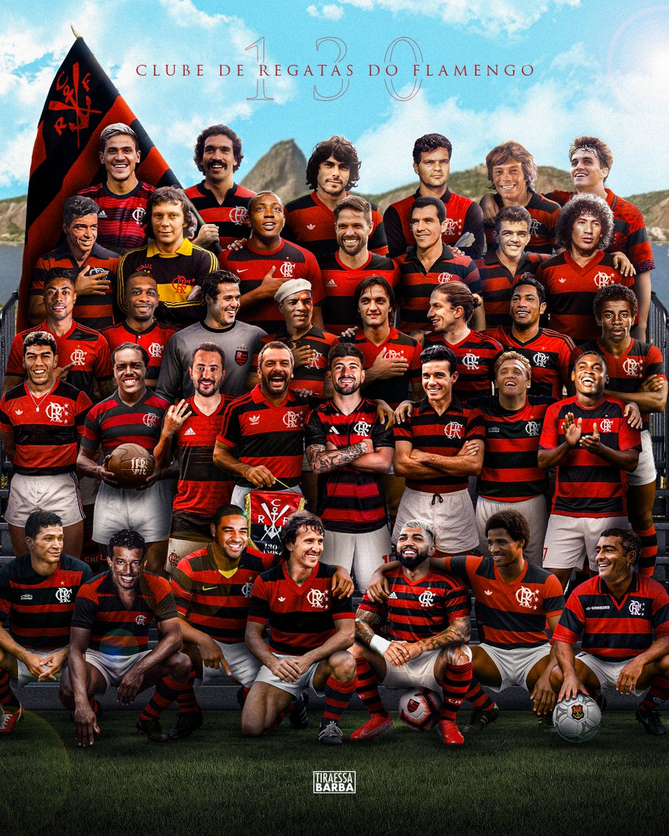 tiraessabarba's tweet image. Eu teria um desgosto profundo se faltasse o Flamengo no mundo. Parabéns, meu Mengo, pelos 130 anos de raça, amor e paixão. Obrigado a cada um desses atletas, PRESENTES OU NÃO nessa arte, que fizeram do Flamengo o que ele é hoje. #fla130
.
instagram.com/p/DRFFzzzjcSO/…