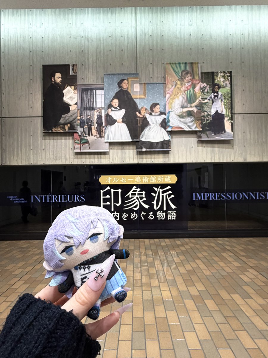 nxr0p's tweet photo. 本日のお目当ては印象派展でした⟡ 
やっぱり私はルノワール作品のベールを纏ったようなやわらかさが好きだな〜と！でも今回の展示だと結構黒が印象的な作品多かった気がしてそれもグッと引き込まれた🙂‍↕️そして鑑賞後は念願牛乳を注ぐ女スープ味わってきたᴗ ·̫ ᴗ )🥛✨️ https://t.co/Hr8rGtYYsc