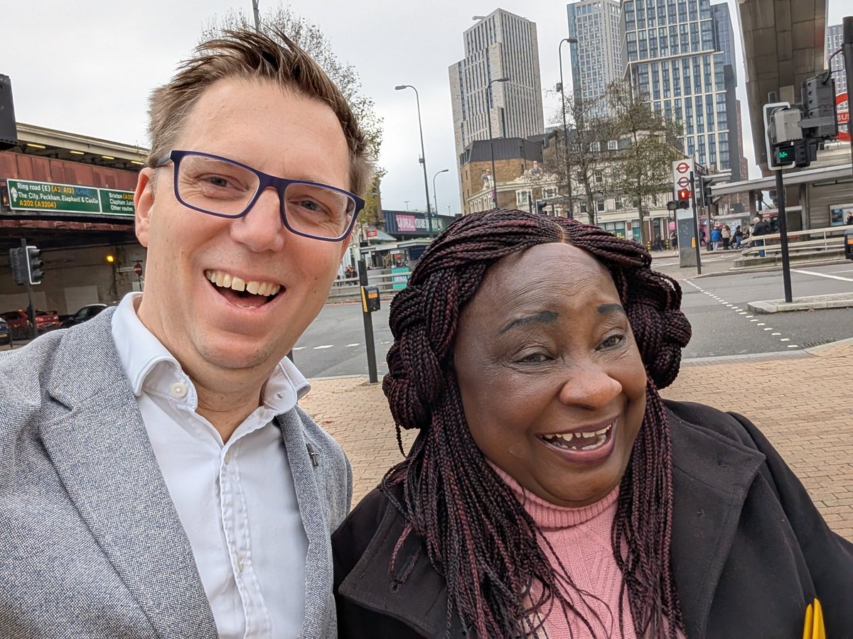 Today it's been fantastic to go out campaigning with our newest <a href="/LibDems/">Liberal Democrats</a> London councillor, former Labour Mayor of Lambeth, Tina Valcarcel.

People are disillusioned with Labour in Lambeth, and ready for a change