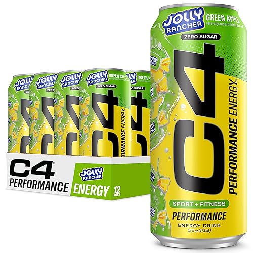 I just received C4 Performance Energy Drink | JOLLY RANCHER Green Apple | Zero Sugar Carbonated Preworkout Energy | 200mg Caffeine with Beta Alanine | 16 Fl Oz (12 Pack) - JOLLY RANCHER Gree from foxxxyfuxxx via Throne. Thank you! throne.com/yukishy #Wishlist #Throne