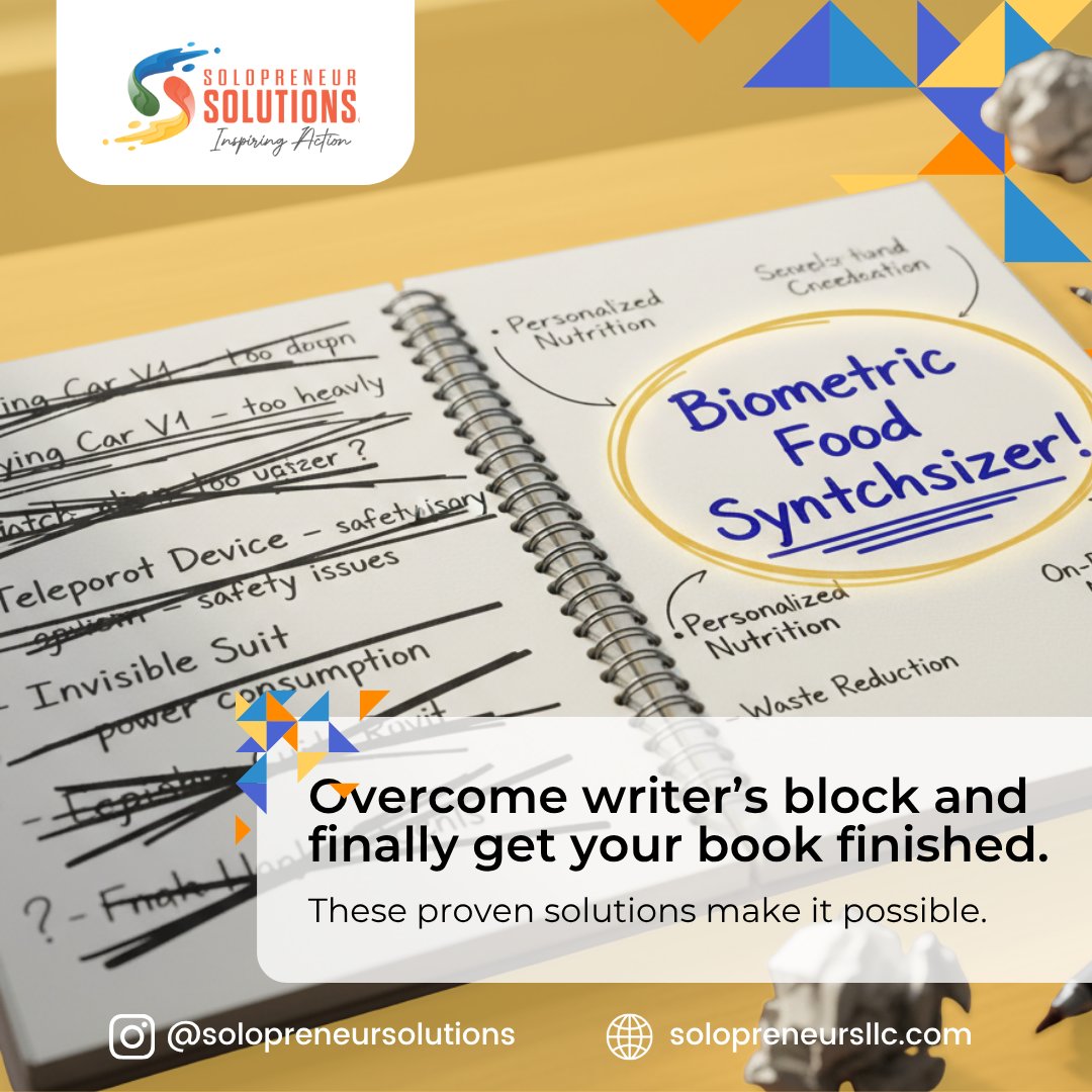DonnaAmos's tweet image. Overcome writer’s block and finally get your book finished. These proven solutions make it possible.

🔗 bit.ly/4qi2eev 
#InspiredPress #AuthorTips #WritingHelp #BookPublishing