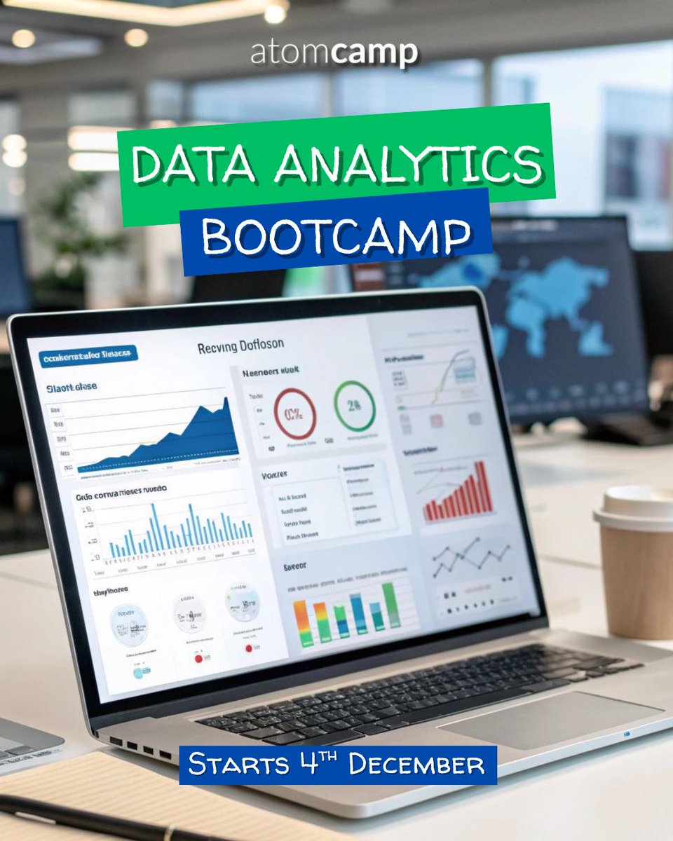 atomcamp's tweet image. No coding?
No tech background?
No problem! 
If you’ve been wanting to break into the world of data but always felt it was “too technical” — this is your sign. 

atomcamp’s Data Analytics Bootcamp is designed exactly for beginners who want solid, job-ready skills without needing…