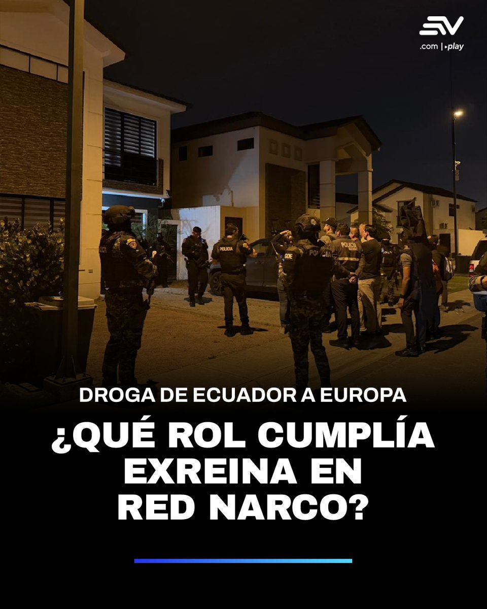 #LoMásLeído | 🚨 Pamela Estefanía Ch. M., exreina de belleza del Guayas (2012), es investigada por proveer recursos financieros a la red de narcotráfico desmantelada en Guayas. 📌 Su empresa exportadora de banano estuvo vinculada al envío de cocaína valorada en USD 300 millones a