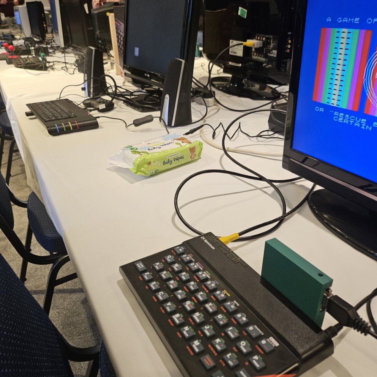 LLoki88's tweet photo. #ZXSpectrum collection at #Crashlive https://t.co/YuifWIrdSl