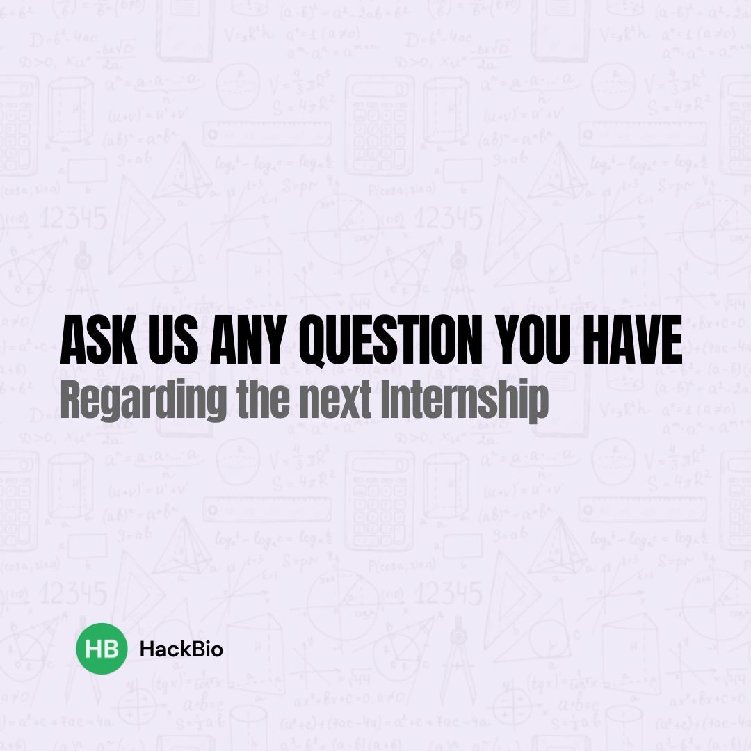 TheHackbio's tweet image. We know you&apos;re curious about HackBio... but something&apos;s holding you back.

Maybe you&apos;re thinking: 
◻ I don&apos;t have coding experience 
◻Will I have time for this?
◻ Is it really a fit for my career niche
we would love to answer your questions below 👇
#Bioinformatics #Hackbio