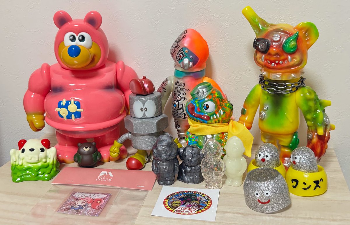 ソフビ作家さんの素敵なソフビたちとも巡り会えました✨✨ 満足感が