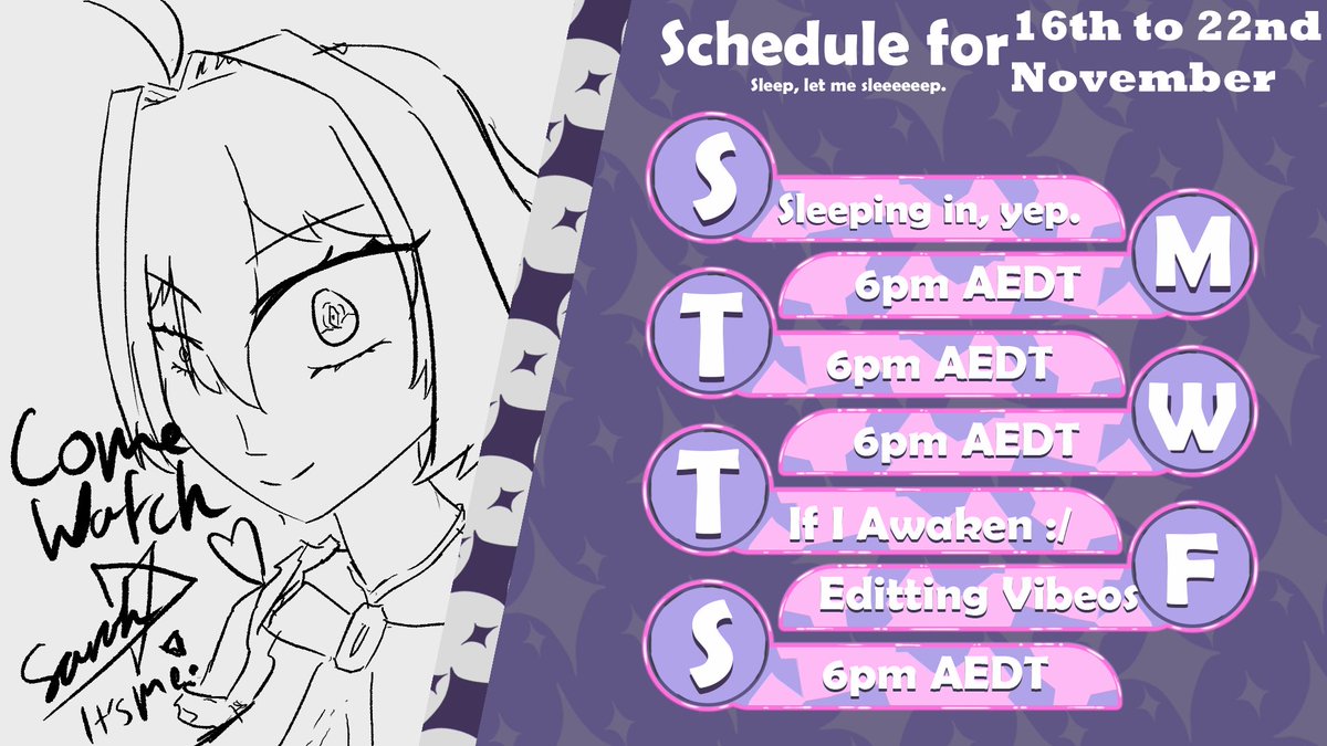 Posting a stream schedule here is legitimately for clankers.
I need to add more to the scrap heap.
(testing dual streaming to ttv and yt) (both in bio)
I'm a vtuber that lost their photoshop subscription.