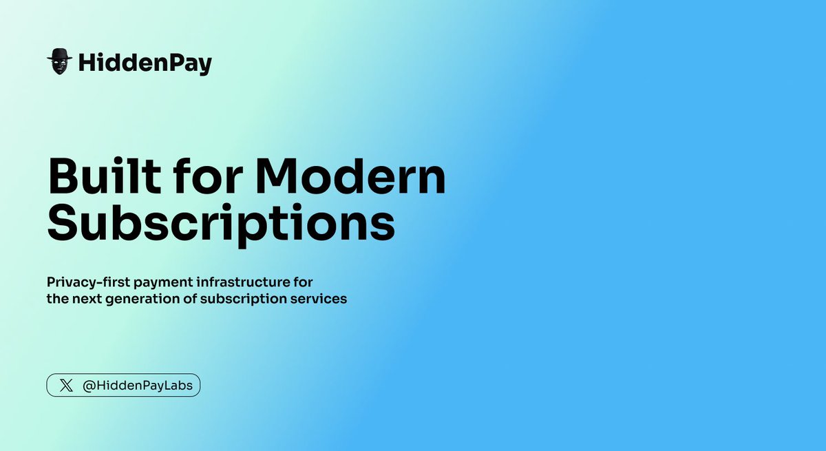 HiddenPay tweet media