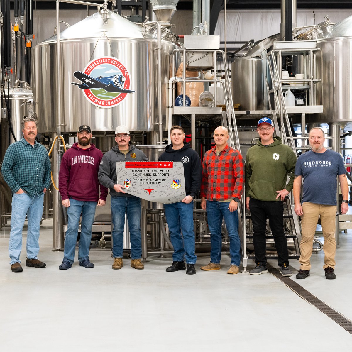 🇺🇸 ✈️ Huge thank you to the Massachusetts Air National Guard’s 104th Fighter Wing for the incredible gift! We truly appreciate everything you’ve done for us and for our country. Thank you for your service and sacrifice.

Today's Events:
🎵Jon Graney and the Great Friday Band 6pm