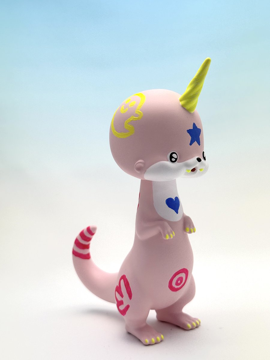 ブキヨウスタジオ　にくじるとUMAパペット　インディーズソフビ phochi_khux いろんな模様がかわゆーだったよー！