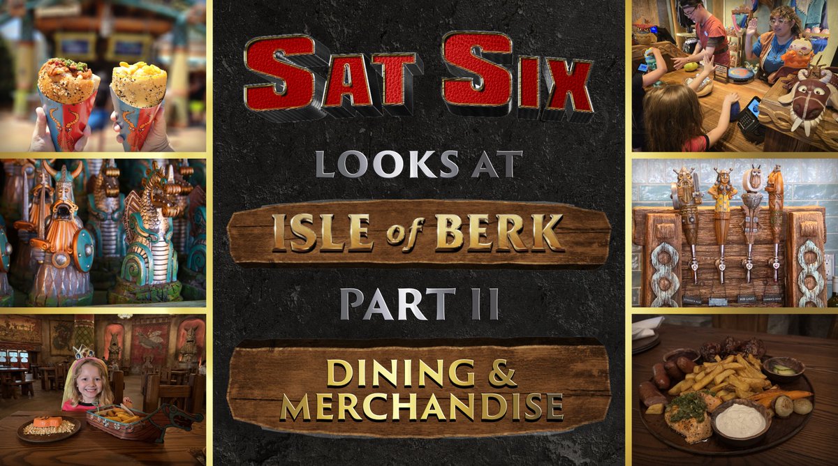 NEW: This week's SAT SIX continues our look into the ISLE OF BERK at Epic Universe.

In this edition we check out the dining &amp; merchandise options, including the viral mac and cheese cons, the glory of Mead Hall, the amazing Dragon Adoption &amp; MORE!

LINK: touringplans.com/blog/saturday-…