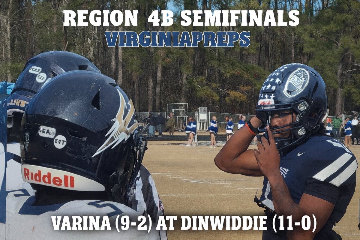 The 2021 Class 4 Champion v. the 2022 Class 4 Champion in a re-match of last years region final!  You don't want to miss this one... I know I won't.  <a href="/WillVapreps/">Will Vapreps Garlick</a> <a href="/hatfieldsports/">Matthew Hatfield</a> <a href="/coachjjenkins/">Coach Jarred Jenkins</a> <a href="/VaPrepsRivals/">Virginia Preps</a> <a href="/tl_beard/">Navy Nation HQ</a> <a href="/VarinaFootball/">Varina Football</a> <a href="/GeneralsFootbal/">Dinwiddie Football</a>