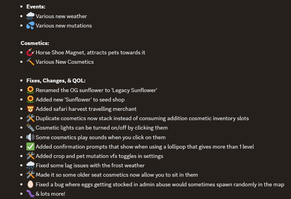 Grow a Garden 🍅 tweet media