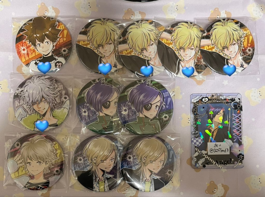 交換/譲渡】家庭教師ヒットマンREBORN! 天野明展 コレクション缶バッジ