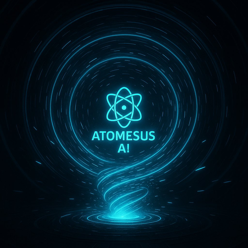 Atomesus's tweet image. Step into the tunnel of intelligence.
Atomesus AI — where speed becomes limitless.
#AtomesusAI #QuantumTech #DarkModeAI