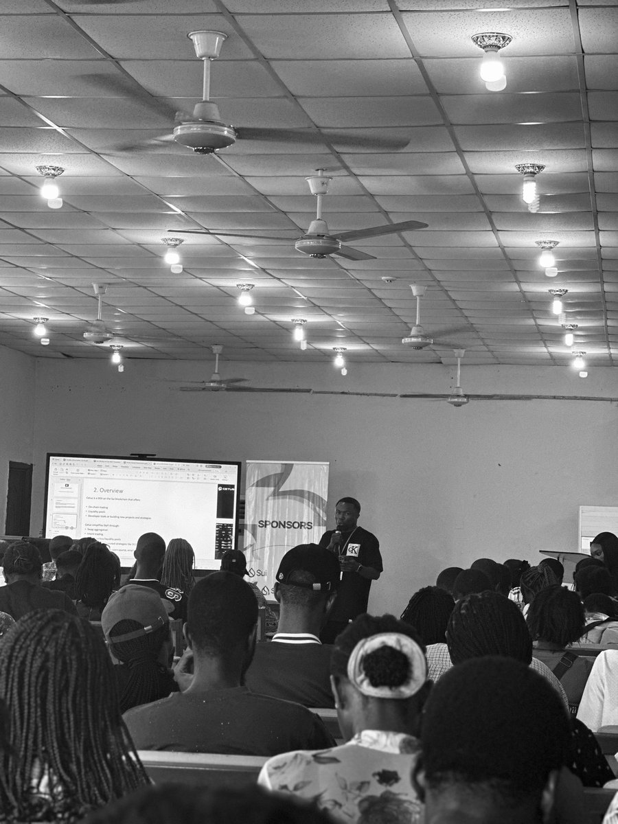 __miracleamaka's tweet photo. We are live at Sui money and sips event 💫
Happening at Nnamdi Azikiwe University 🚀
If you’re not here, you’re missing out🌝

Thank you @CetusProtocol for being a sponsor of this event 

@Silverhard_ @Suisterhood @SuiNetwork @NoodlesFi 
#suimoneyandsips #cetusprotocol #sui https://t.co/wXkbLJAA0E