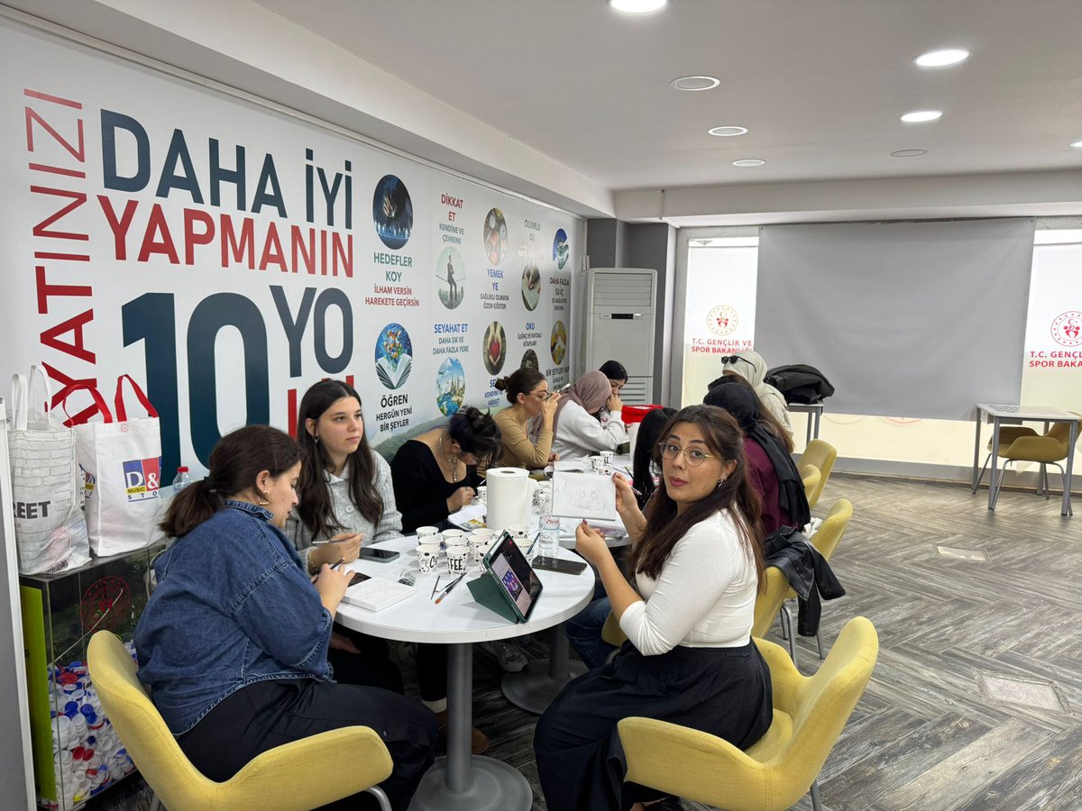 ADÜ Genç Ofis olarak hayal gücünün renklerine yolculuk ettik.

Gerçekleştirdiğimiz "Resim Workshop" çalışmasında gençlerimiz, düşüncelerini tuvallere yansıtarak birbirinden güzel eserler ortaya koydu.

Gençlerimiz, sanatın birleştirici gücüyle verimli zaman geçirdi.