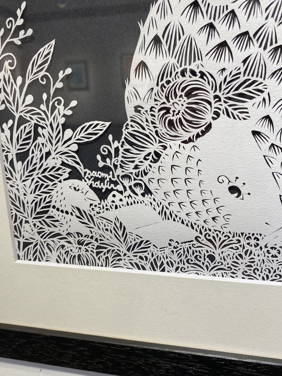 切り絵 一葉 観音 松風直美 切り絵 一葉 観音 松風直美