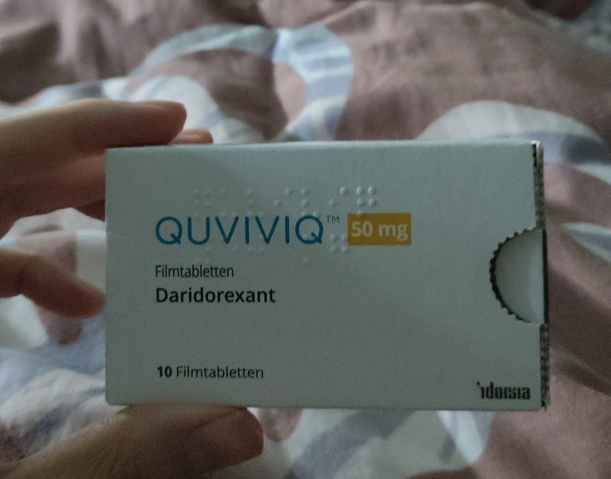 Mein Schlaf ist halt nur so 1/10 gerade, deshalb probiere ich mal dieses Medikament. Natürlich hat die KK abgelehnt, deshalb erstmal Selbstzahler.💸💸 #mecfs #insomnia