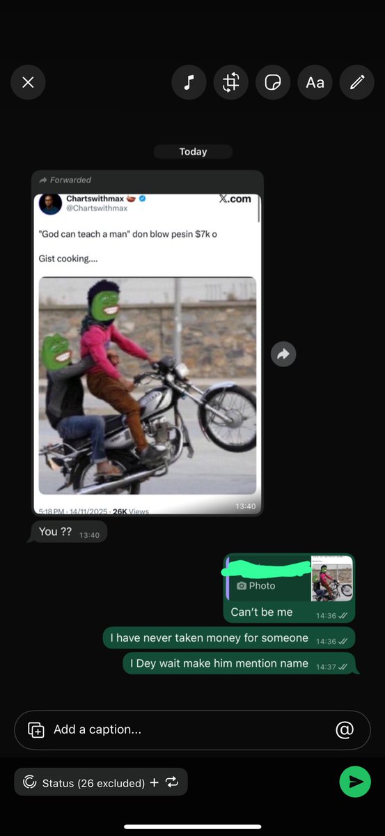 Fznation01's tweet image. A lot of people has come to my dm asking me a question from a post of someone I have never spoken to before. 

I’m not mentioned on the post but due to the fact that my bio has it stated ‘God can teach a man ’ most persons are asking if such a thing happened (collecting money…