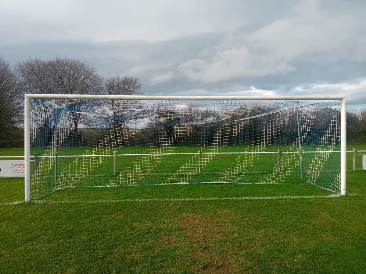 Nice new goalnets for today's match at home to <a href="/WendronUtdAFC/">Wendron United AFC</a>. We look forward to seeing you.
<a href="/swpleague/">WALTER C. PARSON PENINSULA LEAGUE</a> <a href="/swsportsnews/">South West Sports News</a> <a href="/Cornishfootball/">Dave Deacon</a> <a href="/ThePostSeries/">Post Series</a>