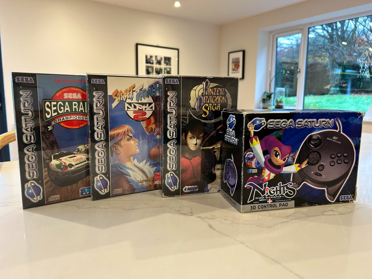 My Saturn Holy Trinity?

Sorry <a href="/Gaming_For_Ages/">Gaming For Ages - 𝚝𝚛𝚢 𝚘𝚞𝚛 𝚈𝚘𝚞𝚃𝚞𝚋𝚎!</a> but I have to cheat &amp; make it a ‘quadrinity’ (is that a thing??).

NiGHTS, Panzer Dragoon Saga, SF Alpha 2 &amp; Sega Rally are the games I’ve been coming back to in equal measure for decades.

To leave one out would be a crime!