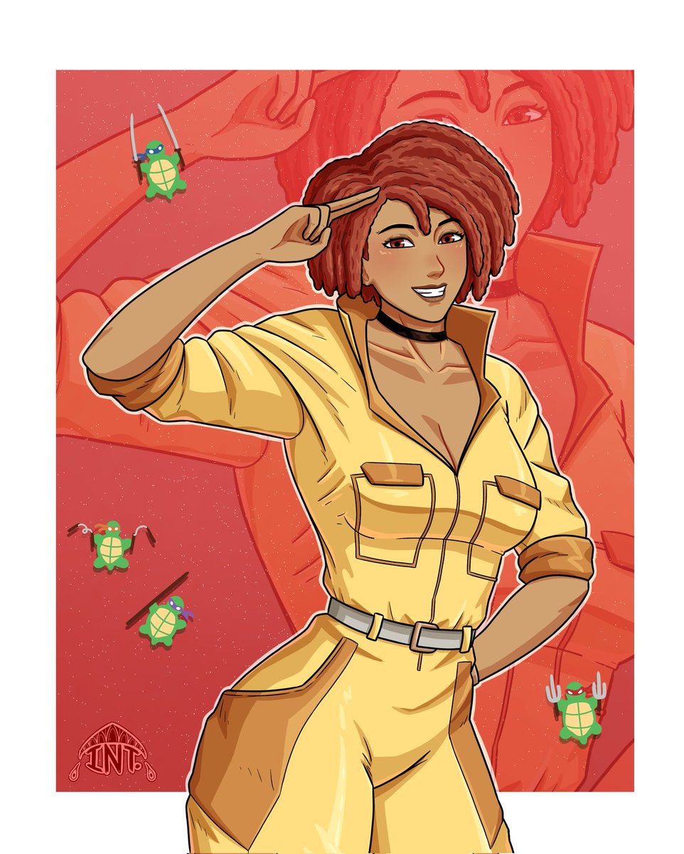 Nothing against Ginger April, but I prefer her with darker skin color mainly because yellow looks better on melanin-rich skin.