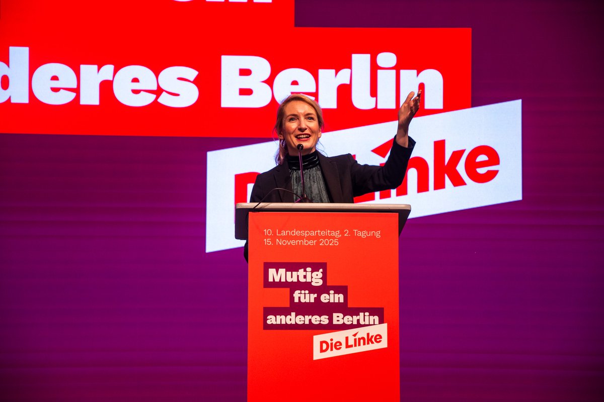 "Wir kämpfen gemeinsam mit Elif, weil es etwas zu gewinnen gibt – für die Menschen, die hier leben.
Es ist die Zeit der roten Metropolen."

Unsere Bundesvorsitzende <a href="/inesschwerdtner/">Ines Schwerdtner</a> 

Schön, dass du da bist, Ines!

#linkelpt 🚩